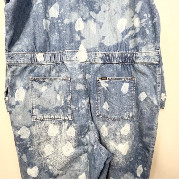 NWT Lee Vintage Modern Union-Alls Coveralls Jumpsuit Denim Splatter XL - Picture 6 of 12